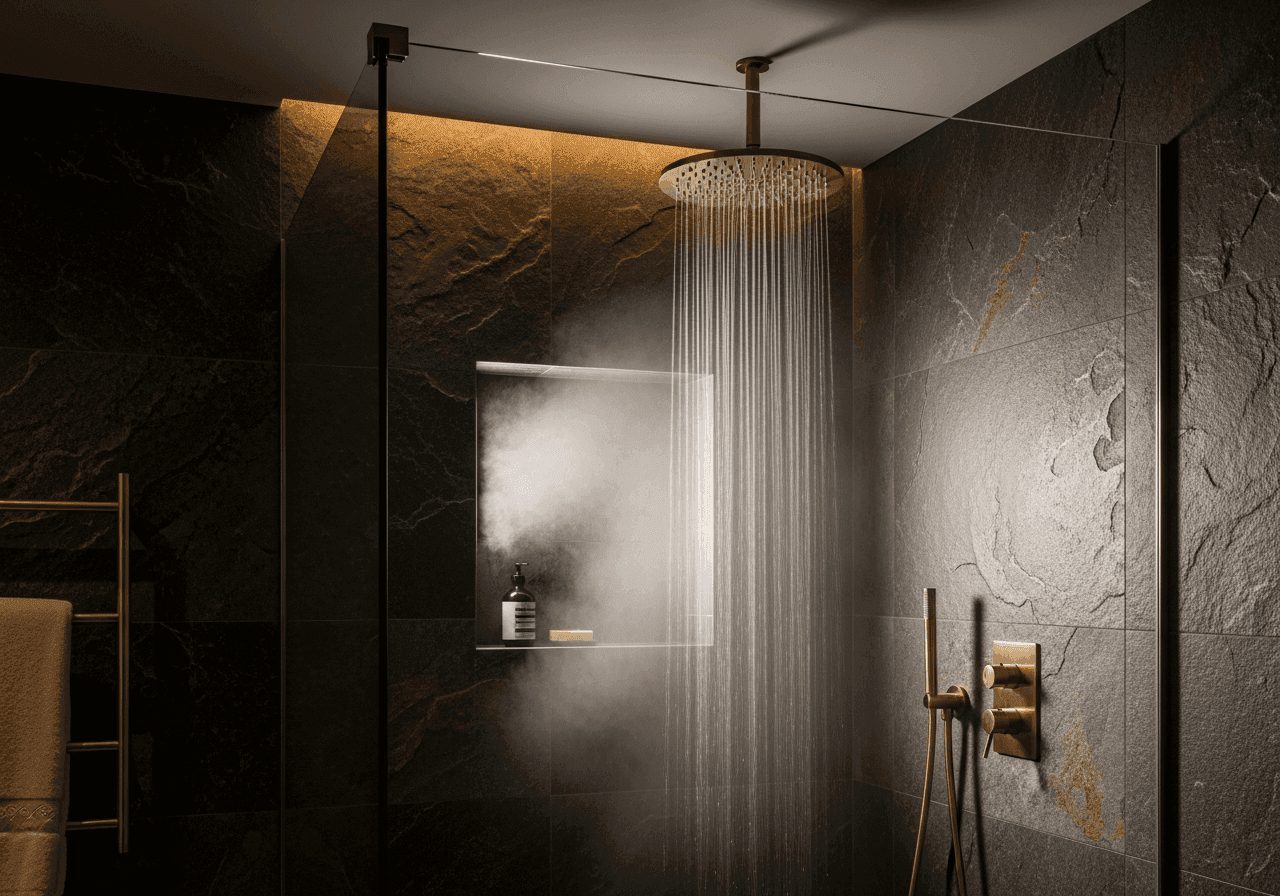 Rain shower head upgrade